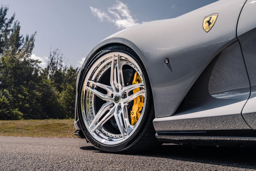 HRE S107SC forged wheel on Ferrari 812 GTS