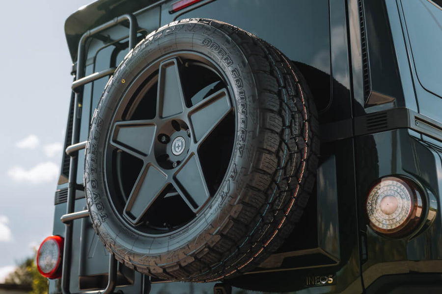 HRE 505M forged wheel on Ineos Grenadier