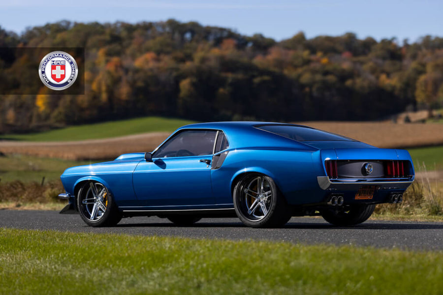 HRE G-Code forged wheel on 1969 Ford Mustang Patriarc