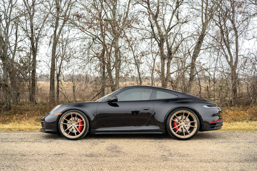 HRE P104 forged wheel on Porsche 992 Carrera S