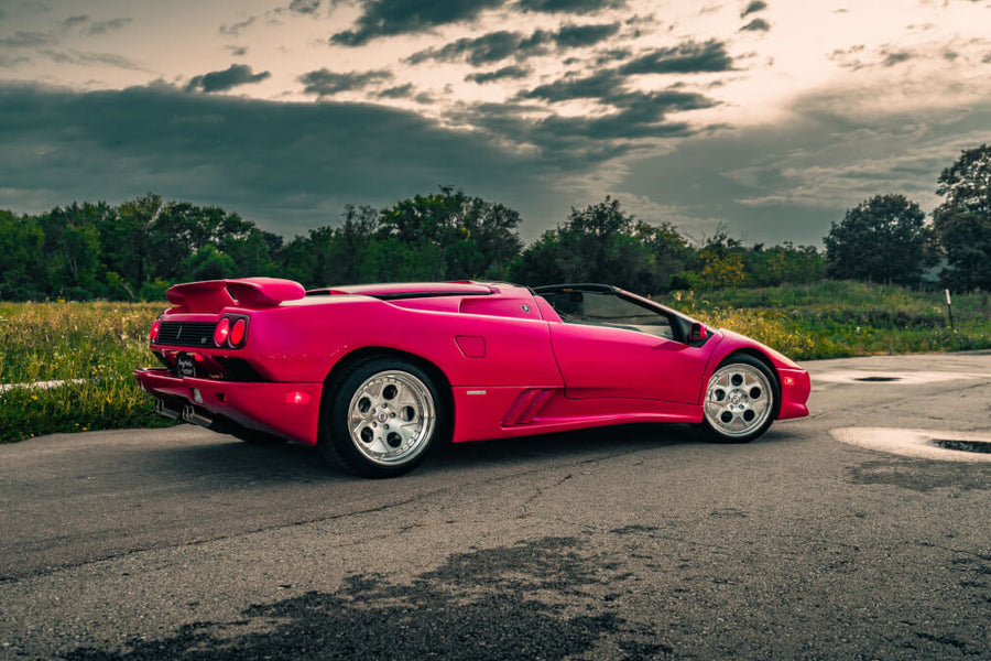 HRE 454 forged wheel on Lamborghini Diablo VT Roadster