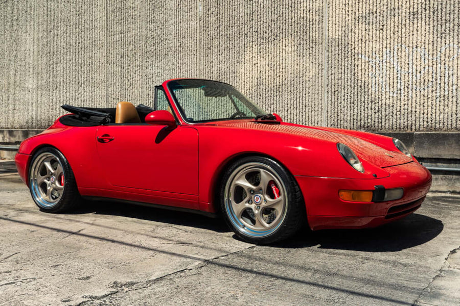 HRE 522 forged wheel on Porsche 993 Carrera Cabriolet