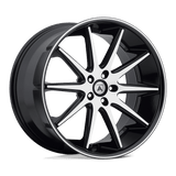 Asanti Black ABL-4 CAPELLA Machined wheel