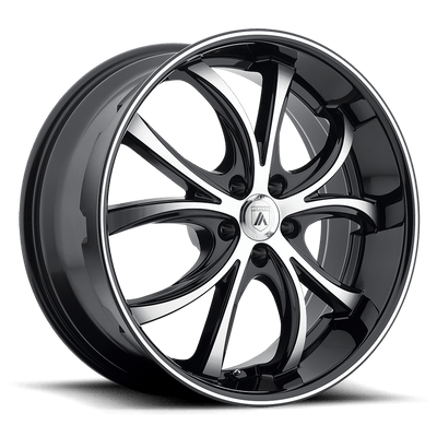 Asanti Black ABL-8 Machined wheel