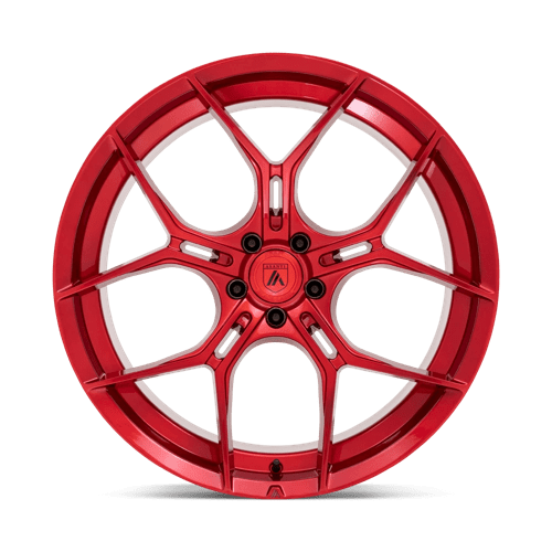 Asanti Black ABL-37 22x9 +25 Candy Red