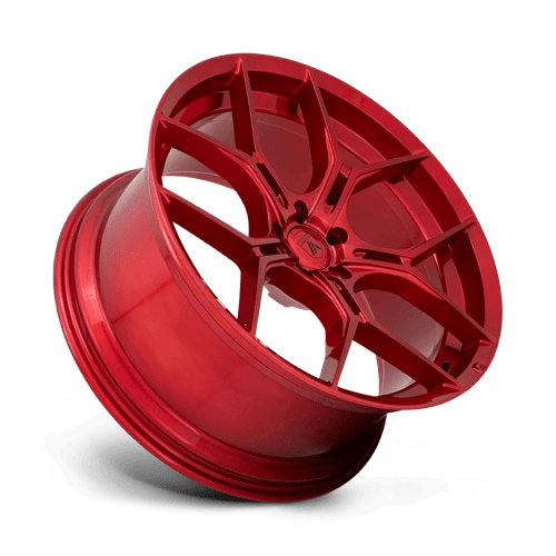 Asanti Black ABL-37 22x9 +25 Candy Red