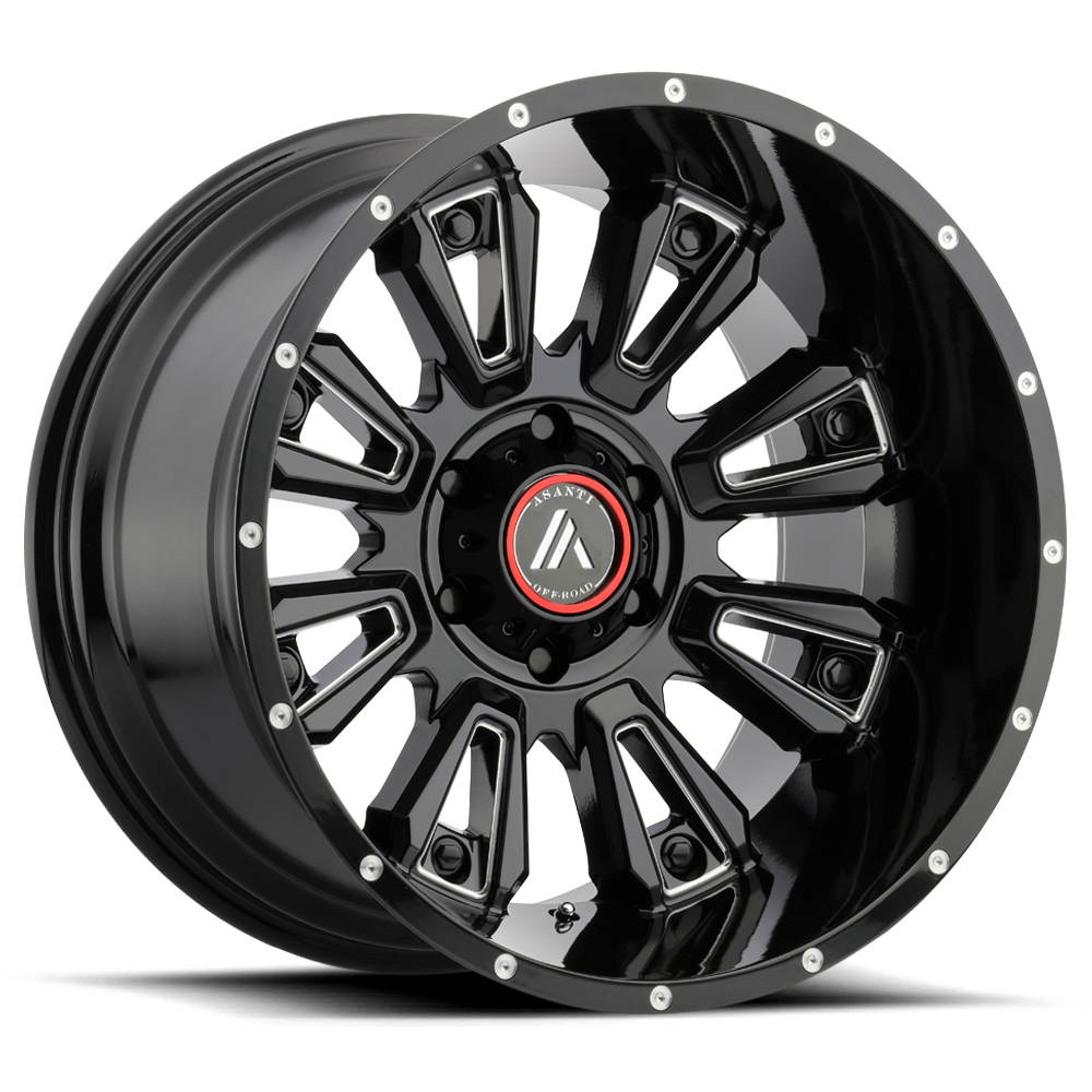 Asanti Off Road AB808 BLACKHAWK Black wheel