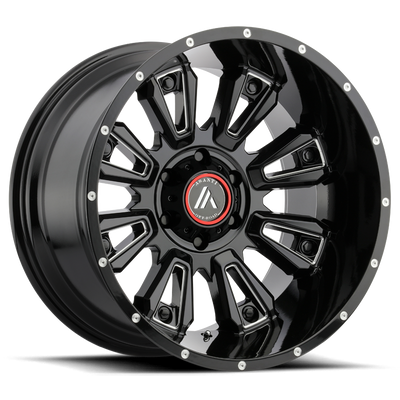 Asanti Off Road AB808 BLACKHAWK Black wheel