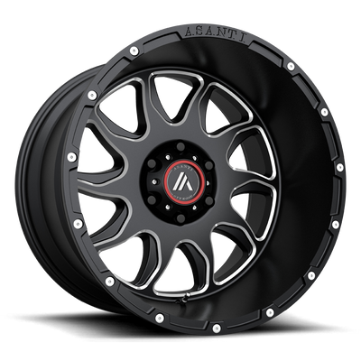 Asanti Off Road AB810 BALLISTIC Black wheel