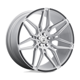 Asanti Black ABL-11 SIRIUS Silver wheel
