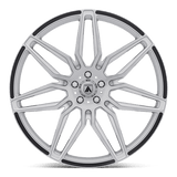 Asanti Black ABL-11 Sirius 22x9 Brushed Silver Carbon Fiber Insert premium Euro wheel