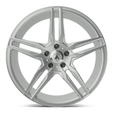 Asanti Black ABL-12 ORION 20x10.5 Brushed Silver Carbon Fiber Insert premium Euro wheel