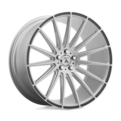 Asanti Black ABL-14 POLARIS Silver wheel