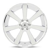 Asanti Black ABL-15 Apollo 22x9 +15 chrome premium truck wheel