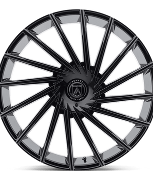 Asanti Black ABL-18 MATAR 22x9 +30 Gloss Black