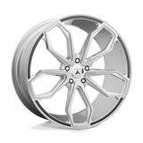 Asanti Black ABL-19 ATHENA Silver wheel