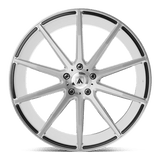 Asanti Black ABL-20 ARIES 20x10 Brushed Silver premium Euro wheel