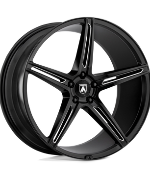 Asanti Black Abl-22 Alpha 5 Gloss Black Milled