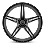 Asanti Black ABL-22 20x10.5 Gloss Black Milled Spoke Windows premium Euro wheel