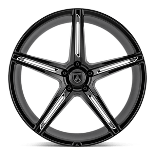 Asanti Black ABL-22 ALPHA 5 20x9 +35 Gloss Black Milled