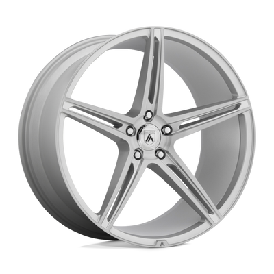 Asanti Black ABL-22 ALPHA 5 Silver wheel