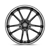 Asanti Black ABL-23 SIGMA 24x9 Gloss Black Chrome Lip premium Euro wheel