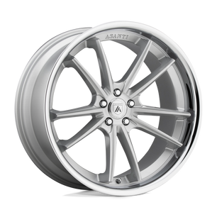 Asanti Black Abl-23 Sigma Brushed Silver Chrome Lip
