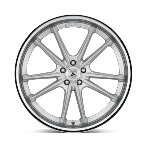 Asanti Black ABL-23 SIGMA 20x10.5 +20 Brushed Silver Chrome Lip