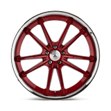 Asanti Black ABL-23 SIGMA 20x9 Candy Red Chrome Lip premium aftermarket wheel