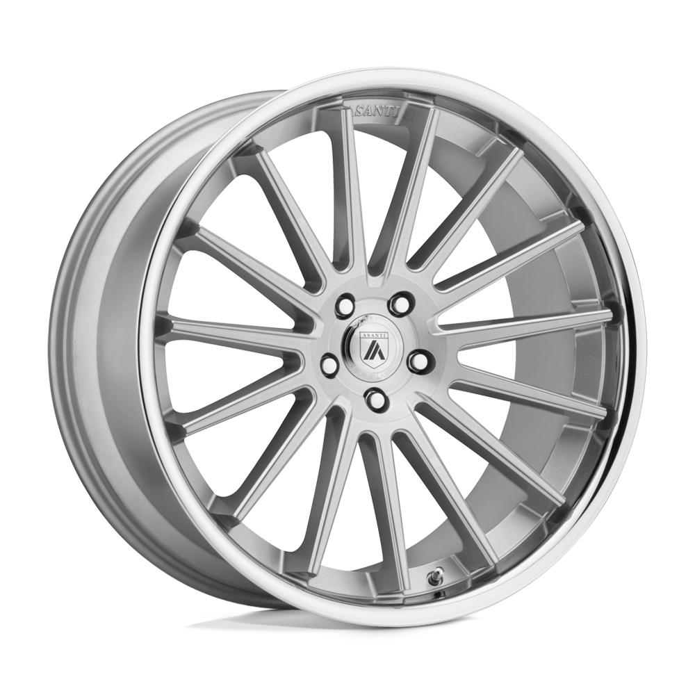 Asanti Black ABL-24 Silver wheel