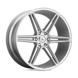 Asanti Black ABL-25 ALPHA 6 Silver wheel
