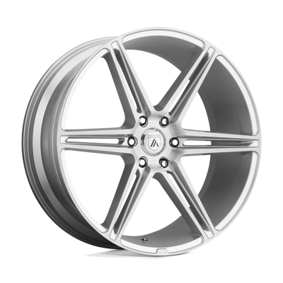 Asanti Black ABL-25 ALPHA 6 Silver wheel