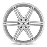 Asanti Black ABL-25 ALPHA 6 20x9 +30mm Brushed Silver