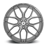 Asanti Black ABL-27 22x10.5 +25mm Brushed Titanium