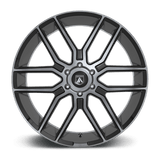 Asanti Black ABL-28 Baron 20x9 Gloss Black Gray Tint 6x135 truck wheel