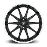 Asanti Black ABL-29 Emperor 22x10 gloss black milled chrome lip premium truck wheel