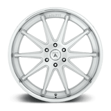 Asanti Black ABL-29 Emperor 22x10 Brushed Silver Chrome Lip premium Euro wheel