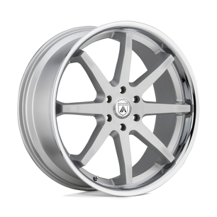 Asanti Black Abl-32 Kaiser Brushed Silver Chrome Lip