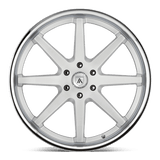 Asanti Black ABL-32 Kaiser 20x9 Brushed Silver Chrome Lip premium SUV wheel