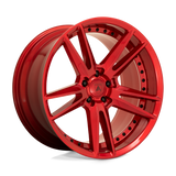 Asanti Black ABL-33 REIGN Red wheel