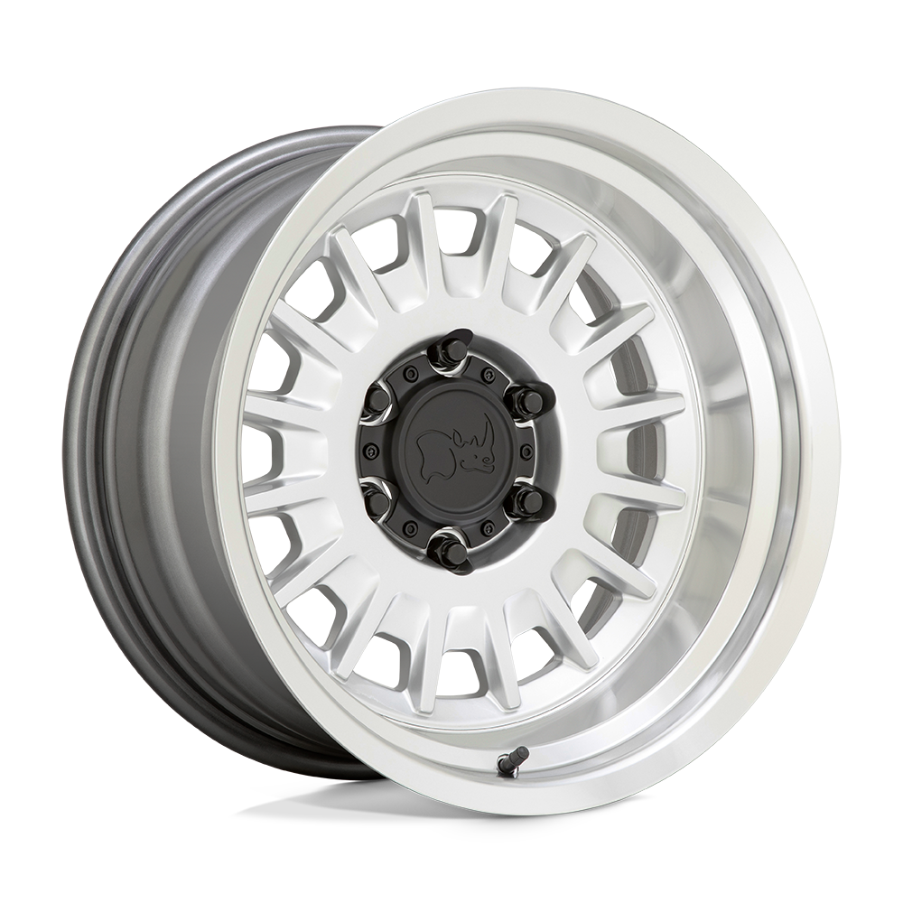 Black Rhino ALISO Silver wheel