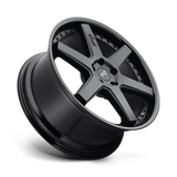 Niche Altair 18x9.5 +35 gloss black matte black lip premium Euro wheel
