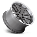 American Racing AR942 20x9.5 Matte Gunmetal Machined Lip premium aftermarket wheel