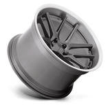 American Racing Bishop 20x12 +6mm Matte Gunmetal Gray with Machined Edge
