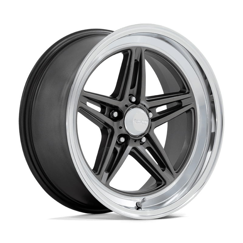American Racing Vintage Groove Gray wheel