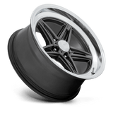American Racing Vintage VN514 Groove 18x10 Anthracite Diamond Cut Lip premium classic wheel