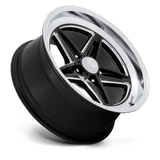 American Racing Vintage Groove 20x10 +6mm Gloss Black with Milled Spokes and Machined Edge