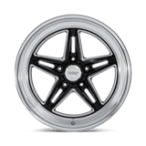 American Racing Vintage VN514 Groove 20x8.5 Gloss Black Milled Diamond Cut Lip premium truck wheel