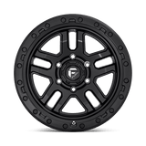 Fuel 1PC D700 AMMO 20x9 +1mm Matte Black