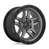 Fuel 1PC D701 AMMO 18x9 +1mm Matte Gun Metal Black Bead Ring